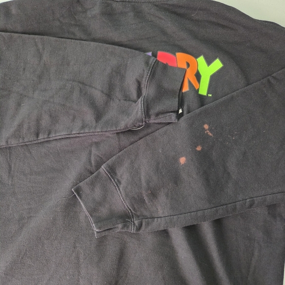 Tom And Jerry Mens Graphic Black  Distressed Pullover Hoodie - Picture 6 of 8